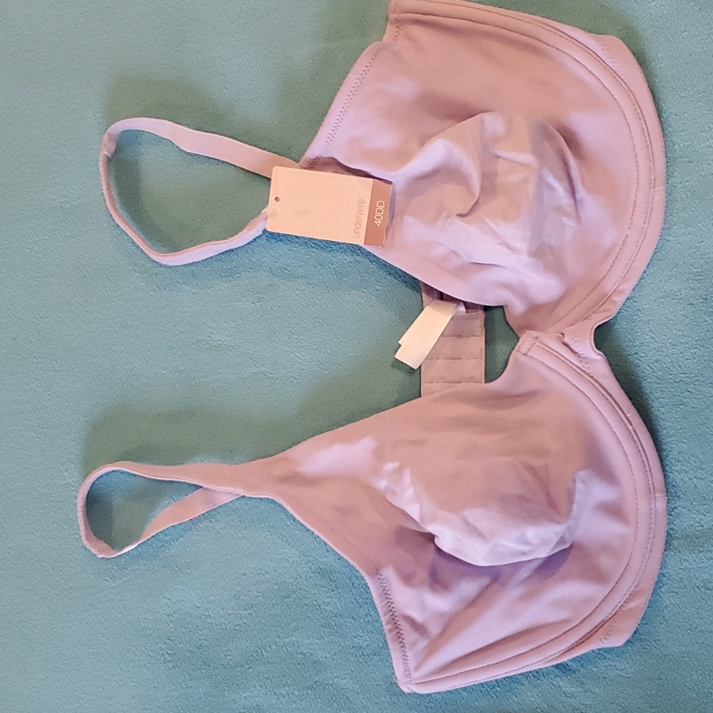 Gilligan & O'Malley Underwire Lilac Bra Size 40DD.